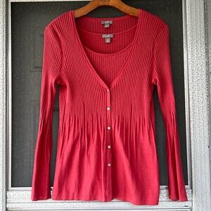 JJill camisole and cardigan sold as a set